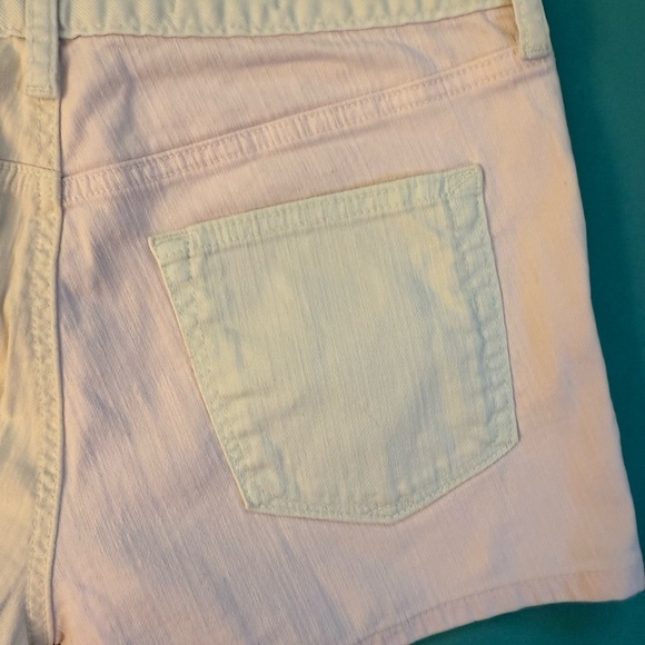 Gap pastel color block shorts pink, yellow, green mid rise slim shorts waist 25 - Picture 5 of 12